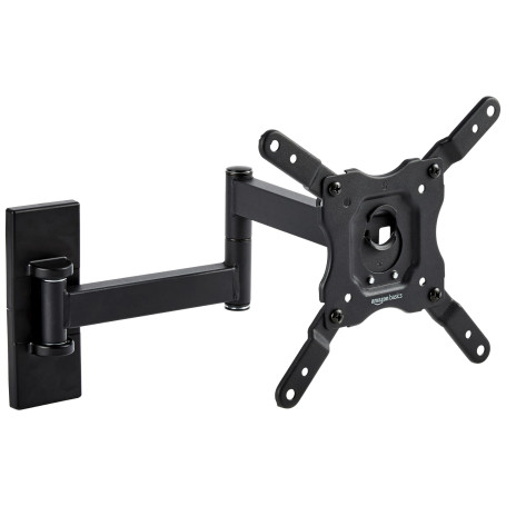 Amazon Basics Support mural entièrement articulé pour téléviseur - Pour TV de 12" à 40 pouces (30 a 102 cm) - VESA 200 x 200 mm,