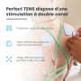 TensCare Perfect TENS, Appareil TENS cliniquement prouvé pour soulager les douleurs du dos, des hanches, des jambes, des bras, d