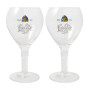 Leffe Lot de 2 verres à bière belge 33 cl