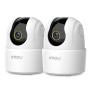Imou 2.5K(4MP) Lot de 2 Caméra Surveillance WiFi Intérieure Caméra 360° Connectée Smartphone avec Détection Humaine AI Suivi Int