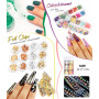 Kit Ongle Acrylique Complet En Gel Avec Lampe Uv 36w,Fraises à électriques,Poudre Acrylique Pour, Beaucoup de décoration manucur