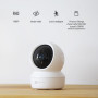 EZVIZ C6N Caméra Surveillance WiFi Intérieure 1080p, Caméra Bébé Pan/Tilt à 360°, 2.4Ghz, Vision Nocturne Intelligente avec Smar
