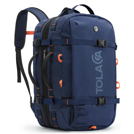 Tolaccea Sac a Dos Voyage Cabine Avion, 40L-50L Grand Sac à Dos Voyage, Pour Ordinateur Portable 15.6 Pouces, Sac Cabine Avion P