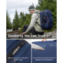 Tolaccea Sac a Dos Voyage Cabine Avion, 40L-50L Grand Sac à Dos Voyage, Pour Ordinateur Portable 15.6 Pouces, Sac Cabine Avion P