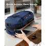 Tolaccea Sac a Dos Voyage Cabine Avion, 40L-50L Grand Sac à Dos Voyage, Pour Ordinateur Portable 15.6 Pouces, Sac Cabine Avion P