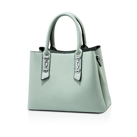 NICOLE & DORIS Sac Bandoulière Femme Sac a Mains Pochette en PU Cuir Sac Élégant Sac Fourre Tout Moyen Modèle Sac avec Trois Com