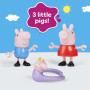 Peppa Pig Peppa et sa Famille de 5, Coffret de Figurines, Rose