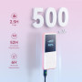 AGPTEK 64Go MP3 Bluetooth avec Haut-Parleur, 2.4" Grand Écran Lecteur MP3 en Métal Qualité Sonore HiFi Audio MP4 Baladeur Sport 