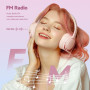 AGPTEK 64Go MP3 Bluetooth avec Haut-Parleur, 2.4" Grand Écran Lecteur MP3 en Métal Qualité Sonore HiFi Audio MP4 Baladeur Sport 