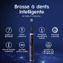 Oral-B Brosse A Dents Electrique iO 9 Noire, 7 Modes De Brossage Dont Blancheur Et Soin Des Gencives, 16 Zones De Nettoyage, Ecr