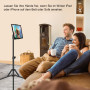 SAMHOUSING Support pour Tablette - Réglable en Hauteur jusqu'à 65" - Support pour Tablette - Trépied pour iPad Pro 9.7, 10.5, 12