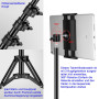 SAMHOUSING Support pour Tablette - Réglable en Hauteur jusqu'à 65" - Support pour Tablette - Trépied pour iPad Pro 9.7, 10.5, 12