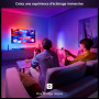 Philips Hue Play HDMI Sync Box 8K - Boitier connecté pour synchroniser jusqu'à 10 lumières avec Vos Jeux vidéo, Films et Musique