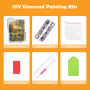 RICUVED Kit de Broderie Diamant Paysage 5D DIY -Arbre Diamond Painting pour Adultes et Débutants, Peinture Diamant Complète avec
