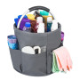 IVODEELA Panier de nettoyage avec poignée,organiseur de nettoyage multi-poches,grand sac de nettoyage,facile à nettoyer et à tra
