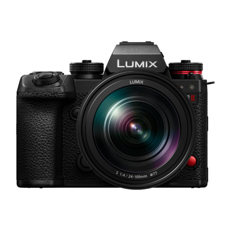 Panasonic LUMIX S1II Appareil Photo sans Miroir Plein Cadre, avec Objectif 24-105mm F4, 24MP, 4K 120p, 5.1K 60p Open Gate, ProRe