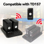Retekess TD157S Bipeur Restaurant, 400M Bipper Restaurant, 2 Modes d'Appel, avec Vibration, Appel de Groupe en Un Clic, Bipeurs 