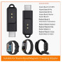 Adaptateur Chargeur Magnétique USB-C Compatible avec Xiaomi Mi Band 10/9/9 Pro/8 Pro/8 Active, Redmi Watch 5 Active/Watch 5 Lite