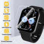 Simpeak 5-Pack Protection d'Ecran Compatible pour Xiaomi Redmi Watch 5 Lite Film de Protection en Verre Trempé Dureté 9H, Anti-R