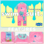 Peppa Pig Maillot de Bain Fille 1 Pièce Combinaison Natation Swimsuit Manche Courte Combishort Protection Soleil Enfant Fille 2-