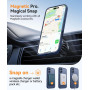 CANSHN Coque Magnétique pour iPhone 17 (6,3 Pouces), Compatible avec MagSafe, [Protection Complète de l'appareil Photo] Housse F