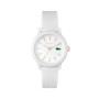 Lacoste Montre Analogique à Quartz pour Homme ou Femme de la Collection Lacoste.12.12. avec Un élégant Bracelet en Silicone à Te