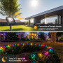Guirlandes Lumineuses Solaires, Lumières d'Halloween 20M 200LED Extérieur, | 8 Modes de Clignotement | Autonomie 8-10h | IP65 | 