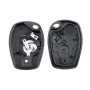 HooRLZ Coque Clé R-enault, pour R-enault Twingo Kangoo Clio Modus Boitier Clé Twingo 2, Coque Clé Kangoo, Clef Modus - 2 Boutons