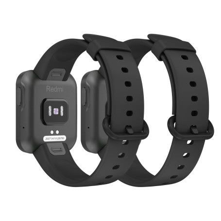 Amzpas 2 Pièces Sport Bracelet pour Redmi Watch Lite/Xiaomi Mi Watch - Colorée Silicone Souple Compatible