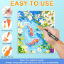 Lyuvie 220 Couleurs Feutre Acrylique,110 Pcs Acrylic Paint Marker Marqueur Peinture Acrylique Pointe Brush pour Roche Tissu Pier