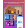 Govee Ampoules WiFi et Bluetooth Intelligentes, Fonctionne avec Matter, Alexa, Google Assistant Home App, Synchronisation de Mus