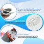 VEGCOO 6 Pièces Moule Forme Feuille, Moule Dentelle en Silicone, Silicone Tapis de Dentelle pour Chocolat, Fondant, Pâte à Sucre