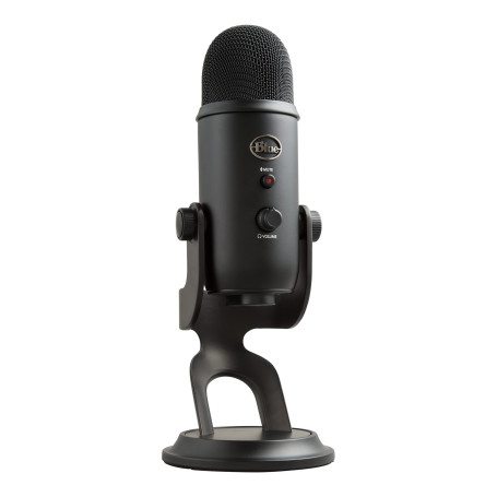 Logitech for Creators Blue Yeti Microphone USB pour Enregistrer, Streaming, Gaming, Podcast sur PC & Mac, Micro condensateur pou