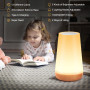 JOPHEK Lampe de Chevet, Veilleuse LED vec 13 Couleurs Changeantes, RGB Lampe Nuit Tactile avec Télécommande pour Cadeau pour Enf
