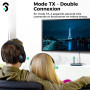 SOOMFON Émetteur Récepteur Bluetooth 5.0, 3 en 1 Adaptateur Audio Double Connexion, Recepteur Transmetteur Bluetooth AUX/RCA/Opt