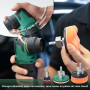 BATOCA S4 Mini Polisseuse sans fil,Rotative&Orbitale,25mm/75mm Plaque Arrière,Moteur Sans Balais,Professionnelle Détails Polissa