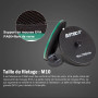 BATOCA S4 Mini Polisseuse sans fil,Rotative&Orbitale,25mm/75mm Plaque Arrière,Moteur Sans Balais,Professionnelle Détails Polissa