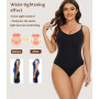 2XK-NOV Body String Gainant Sexy pour Femme, Sculptant Invisible Shapewear, Body Gainant Femme Ventre Plat, Pression légère & Co
