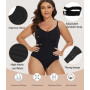 2XK-NOV Body String Gainant Sexy pour Femme, Sculptant Invisible Shapewear, Body Gainant Femme Ventre Plat, Pression légère & Co