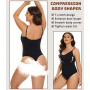 2XK-NOV Body String Gainant Sexy pour Femme, Sculptant Invisible Shapewear, Body Gainant Femme Ventre Plat, Pression légère & Co