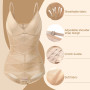 Wisebom Body Sculptant Femme, Gainant Ventre Plat body Gainant Femme Ventre Plat avec Soutien-Gorge, Invisible Bodysuit Shapewea