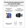 Belkin UltraCharge Chargeur Induction 3 en 1 Qi2, Station de Charge Magnétique 25W, Chargeur sans Fil avec MagSafe pour iPhone 1