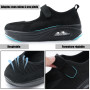 Git-up Femmes Confortable Travail Infirmière Chaussures Antidérapantes Réglable Respirant Walking Buffer Fitness Casual Nursing 