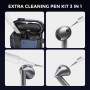 AhaStyle Coque Samsung Galaxy Buds3/Buds3 Pro/Buds 3 FE (2025) avec Clip de Verrouillage Sécurisé Housse Etui de Protection Anti