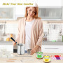 ETUOLIFE Kit de Fabrication de Bougies, Cire de Soja pour Bougies Naturelle,Kit De Bougies Parfumées,Fabrication de Bougies Mais