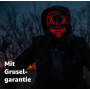 TK Gruppe Timo Klingler Masque d'horreur à LED - comme de Purge avec effets de lumière 3X, contrôlables, pour Halloween, Mardi G