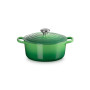 Le Creuset Cocotte Signature en Fonte Émaillée avec Couvercle, 24 cm, Ronde, 4,2 L, 4,305 kg, Bamboo, 21177244082430