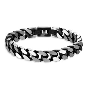 LUCKY2+7 Bracelet Homme-Chaîne cubaine bracelets pour homme Acier Inoxydable