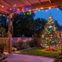 Amzxart Guirlande Lumineuse Exterieure Solaire,32m 300LED Guirlande Noel Exterieur,19 Modes, IP65 Guirlande Lumineuse Exterieure