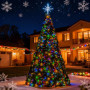Amzxart Guirlande Lumineuse Exterieure Solaire,32m 300LED Guirlande Noel Exterieur,19 Modes, IP65 Guirlande Lumineuse Exterieure
